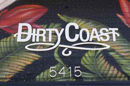 Dirty Coast Street Sign