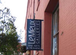 LeMieux Gallery Street Sign