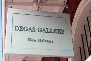 Degas Gallery Exterior Signage