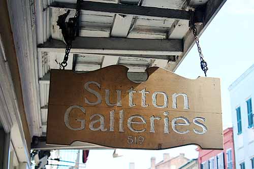 Sutton Galleries Street Sign