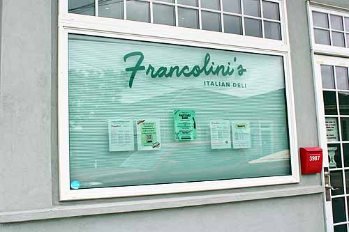 Francolini's Exterior Window