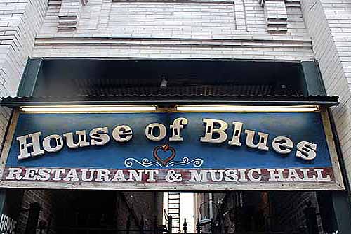 House of Blues Exterior Sign