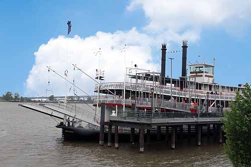 Natchez Steamboat on the Mississippi