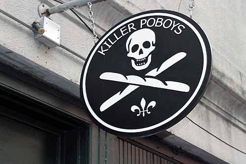 Killer Poboys Exterior Signage