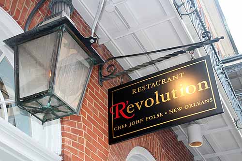 Restaurant Revolution Exterior Sign