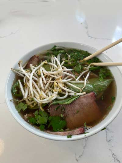 Bowl of Pho from St. Roche Market