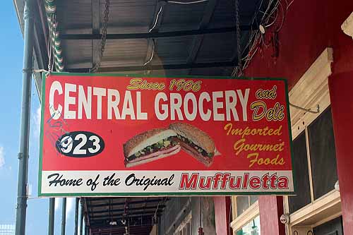 Central Grocery Sign