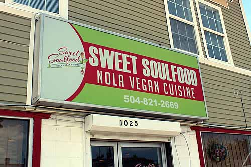 Exterior of Sweet Soul Food Restaurant