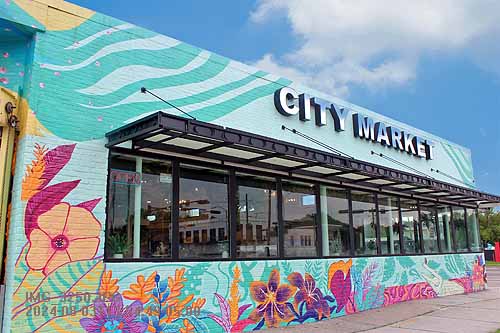 Exterior View of City Market - A recently opened New Orleans Food Market